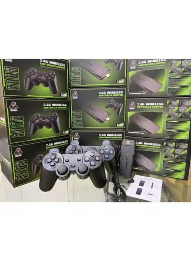 Compare Video Game Wireless Retro Game Console, Plug And Play Video Game Stick Built In 10000 Plus Games 9 Classic Emulators High Definition Hdmi Output For Tv With Dual 2.4g Wireless Controllers at KSA Price