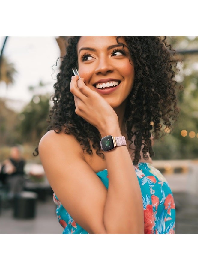 Stretchy Band Compatible with Fitbit Versa 2 Watch…