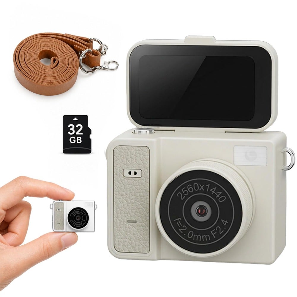 2K QHD Mini Keychain Digital Camera for,Portable…