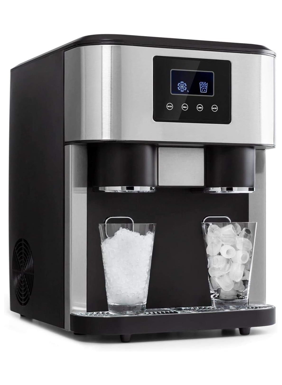 Ice Maker, 3-in-1: Ice Cubes, Crushed Ice, Cold…