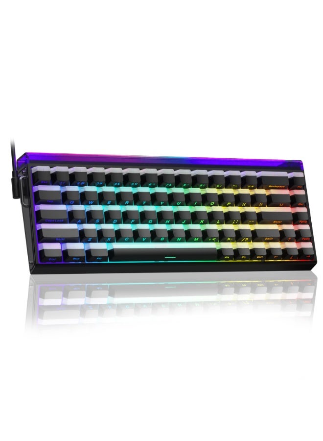 Compare AULA Hero 68 HE 60% Gaming Keyboard Wired, Hall Effect Magnetic Switch Keyboard with 8K Hz Polling Rate, Side Printed PBT Keycaps, RGB Backlit Light Box, Customizable Web Software for PCMac Gamers at KSA Price