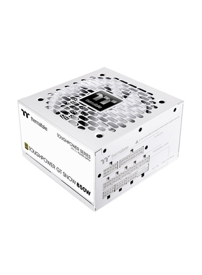 Compare Toughpower GT 850W 80 PLUS Gold, ATX 3.1 Fully Modular Power Supply, PCIe Gen 5.1 12V?2x6 12+4 Connector 600W, Quiet 120mm Hydraulic Fan, Active PFC, Single +12V Rail, White Modular Cables, Full Protection, White | PSTPT0850F at KSA Price