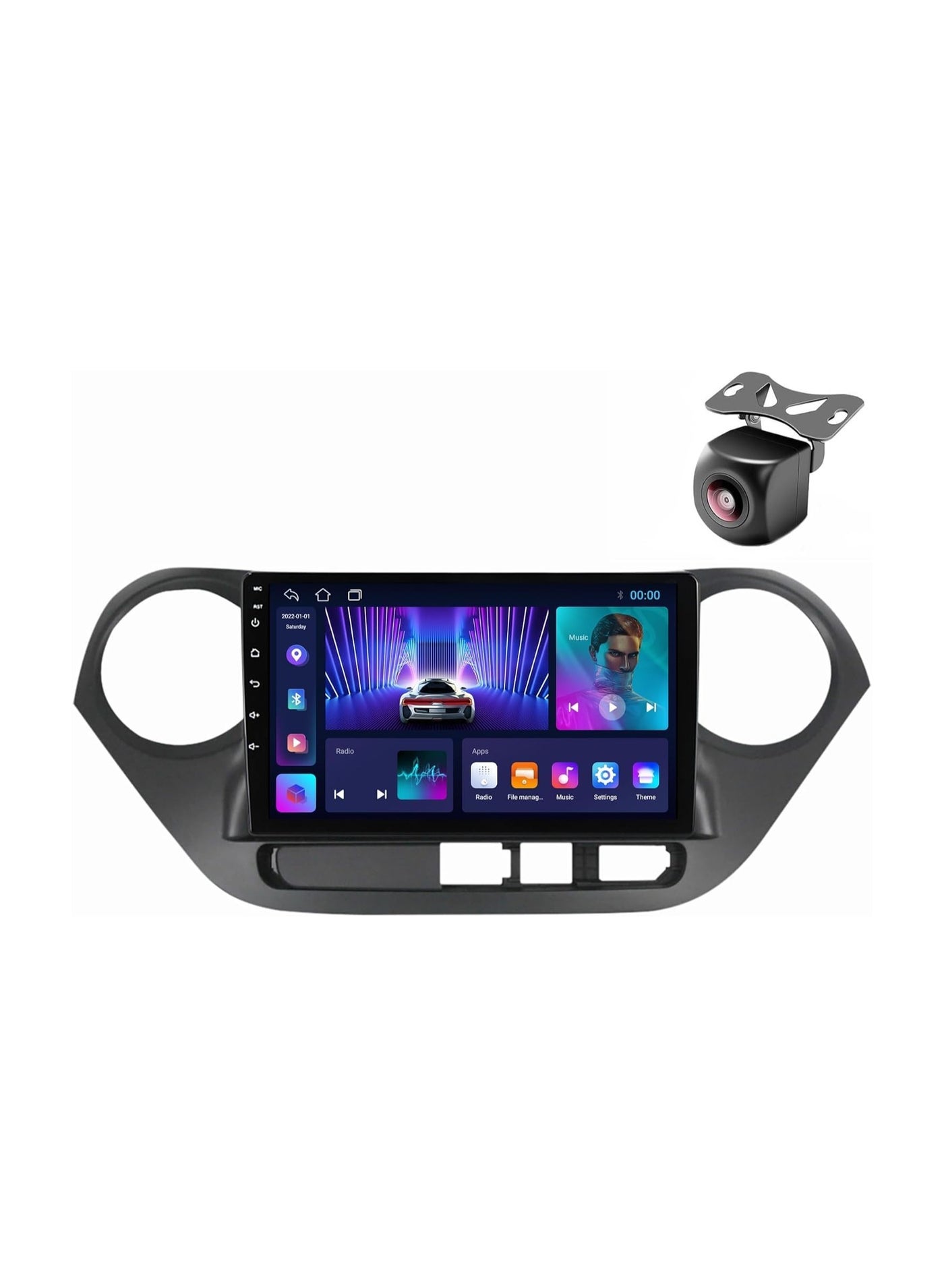 Compare Android Car Stereo for Hyundai i10 2013 2014 2015 2016 1GB RAM 32GB ROM 9 Inch MirrorLink WiFi BT, DSP IPS Touch Screen with AHD Camera Included at KSA Price