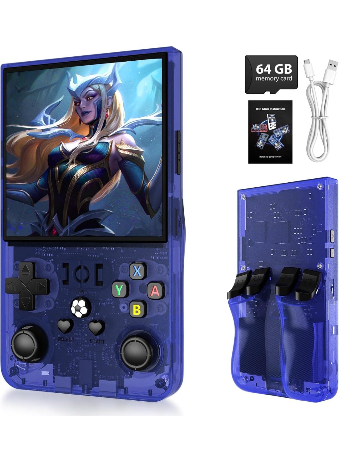 2025 R36MAX Upgraded Retro Handheld Gaming Console…