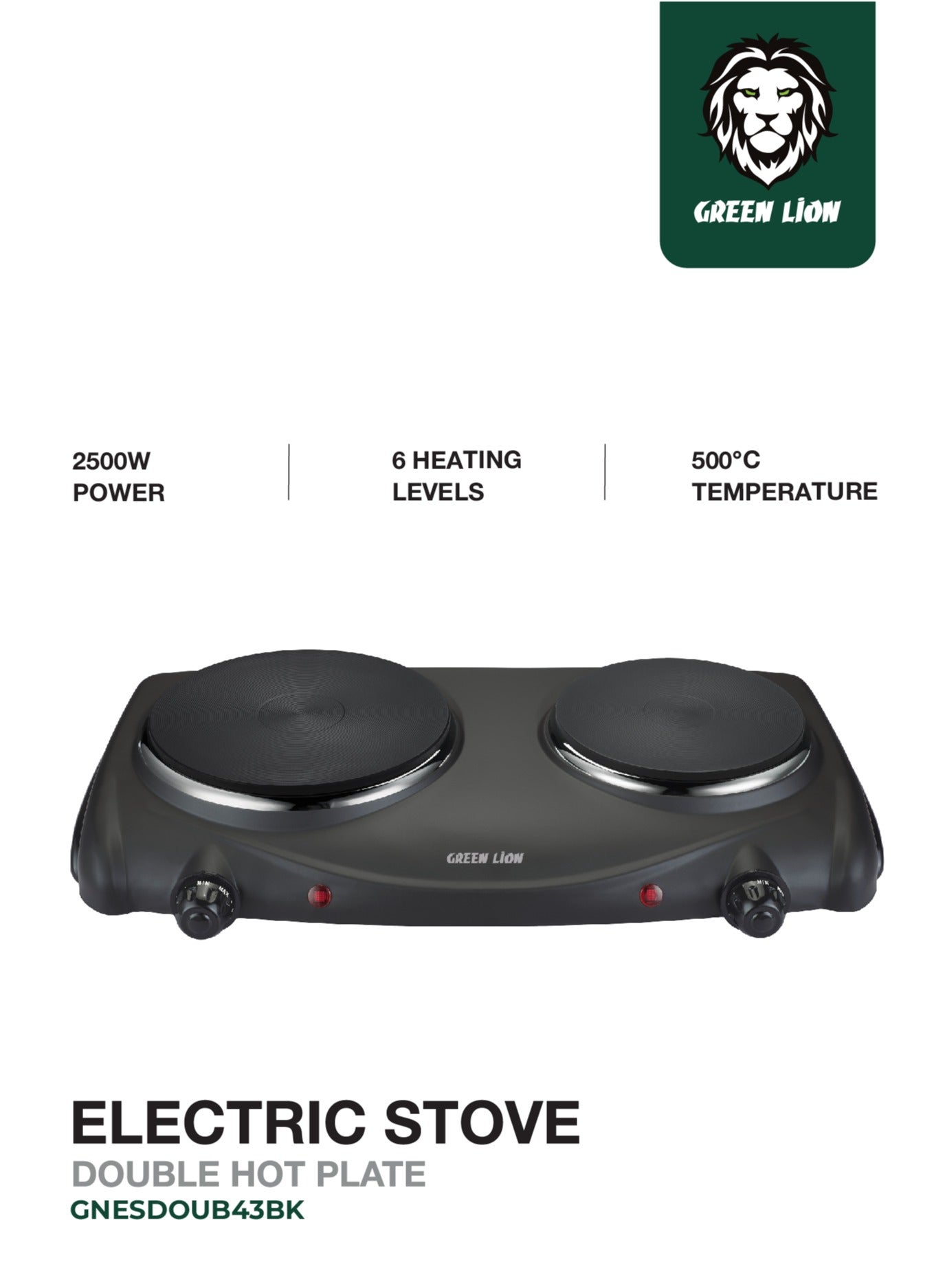 Electric Stove Double Hot Plate 6 Adjustable…