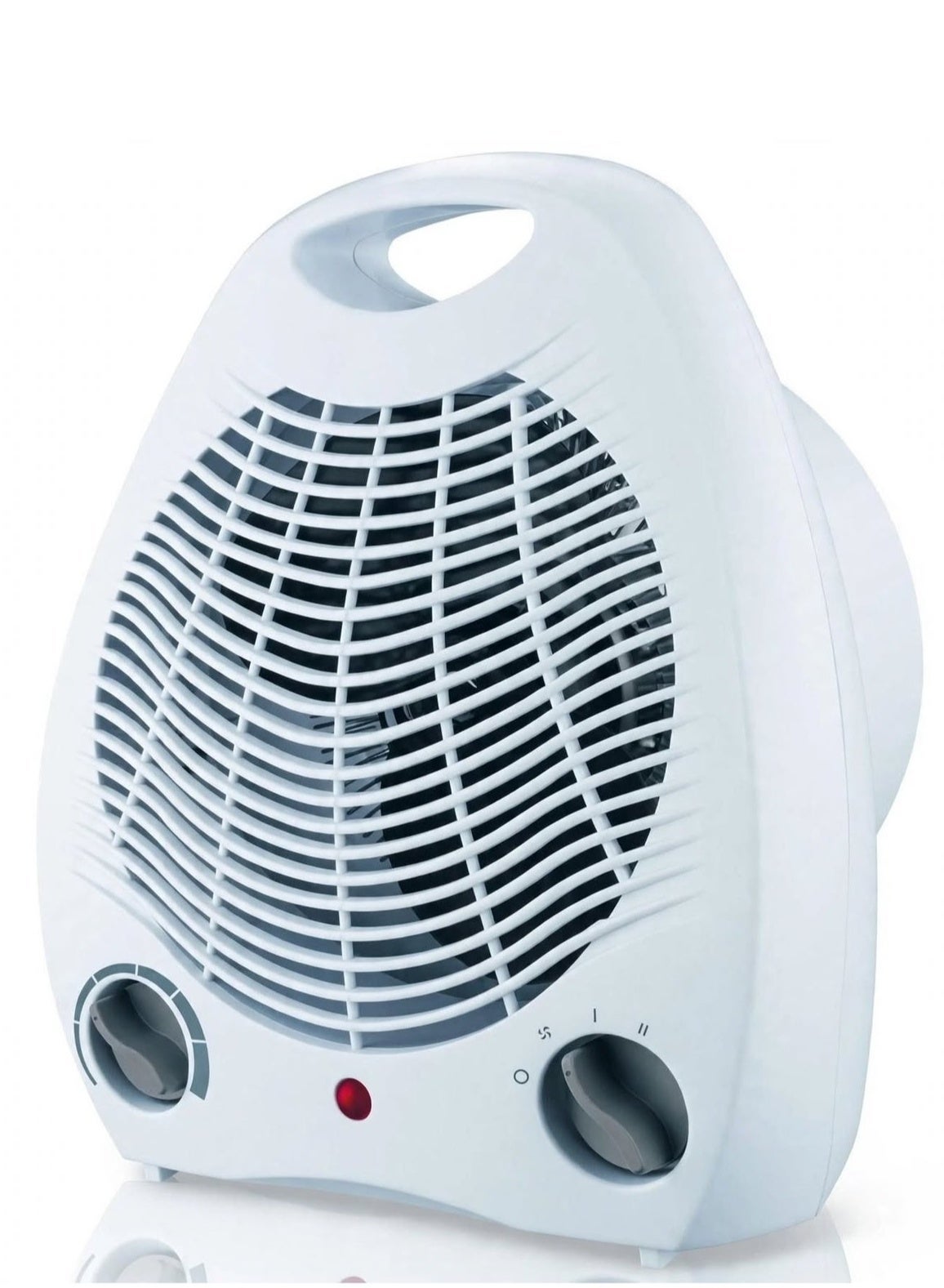 Compare Fan Heater Fh03 2000W Electric Heater with Cool, Warm & Hot Modes, Adjustable Thermostat, Auto Temperature Control, Overheat Protection, Portable Design with Carry Handle at KSA Price