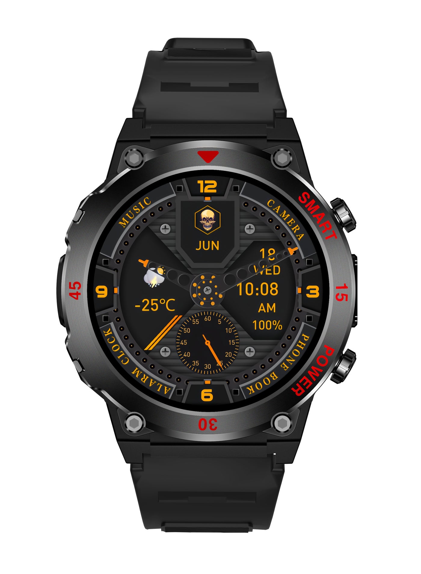 Compare Smart Watch Gear Fit with Working Time 5 Days & Waterproof IP65 Always On Display  Bluetooth Calls  Magnetic Charging  Exercise Records  Watches Compatible With Android iOS  Music Player  Black at KSA Price