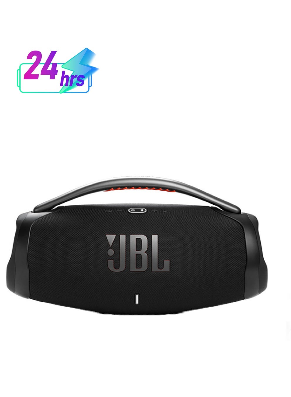 Compare JBL Boombox 3 Powerful WiFi And Bluetooth, Deep Bass, 3Way Speaker, 24H Battery, 3D Dolby Atmos, Waterproof & Dustproof, BuiltIn Charger, SelfTuning Feature Black at KSA Price