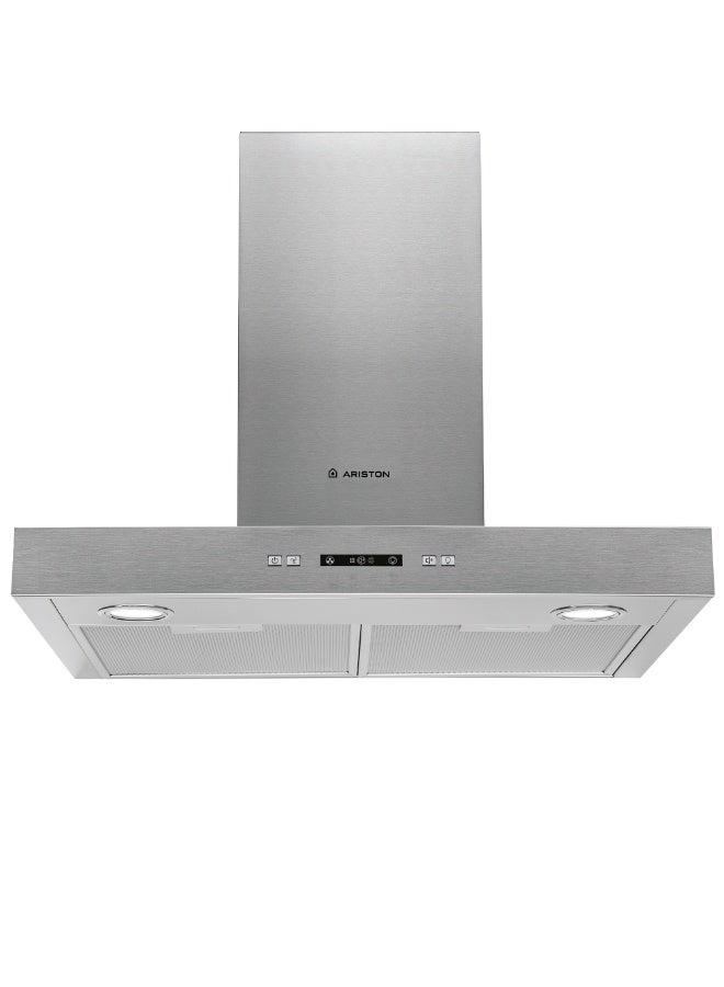 Compare Built in 90cm Chimney Hood, Telescopic, Wall mounted, Washable Filter, 3 Speed Settings, Stainless Steel Material, Mechanical Control, Self Supporting, 220 W AHBS9.3FLLX Silver at KSA Price