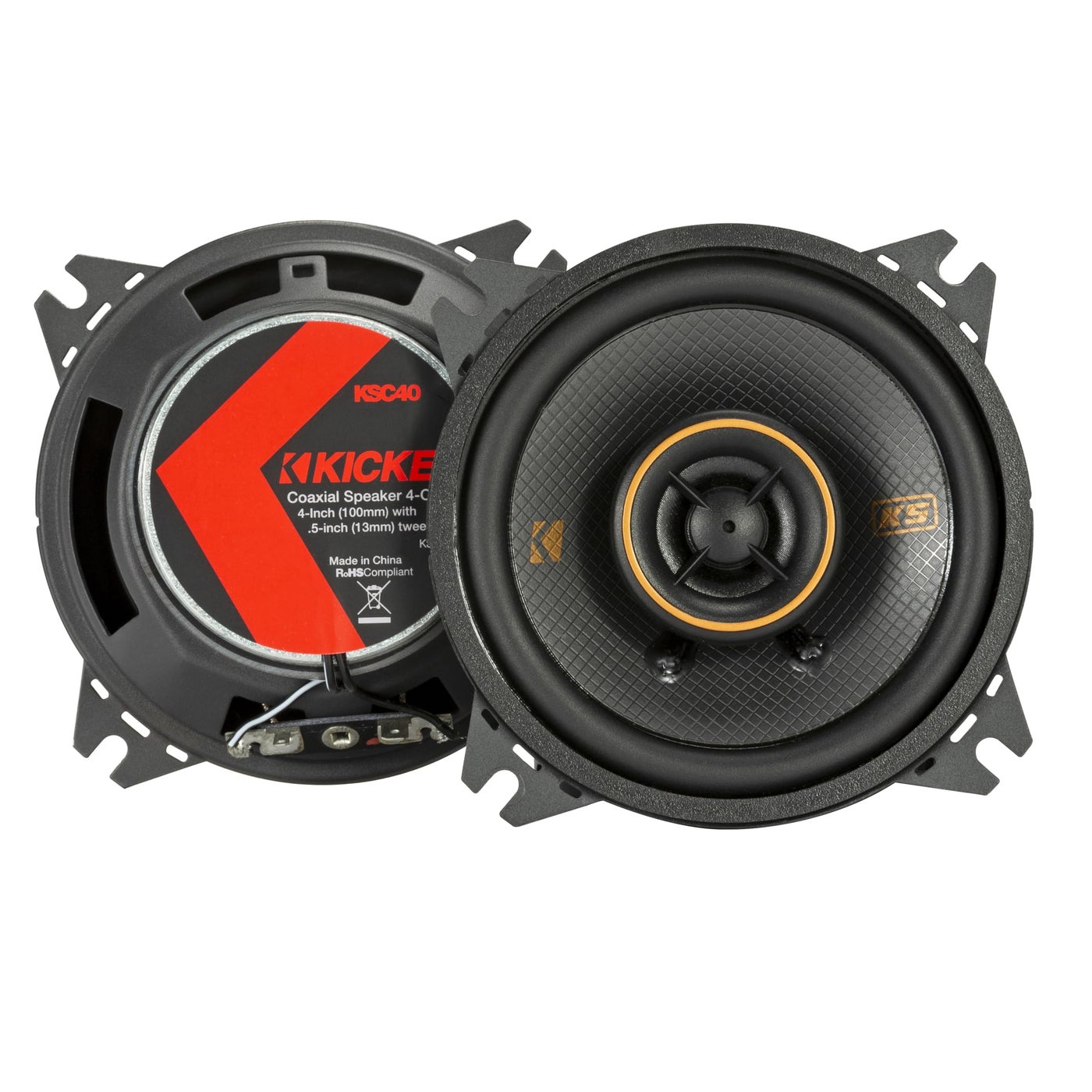 Compare Kicker 51KSC404 KSSeries 4 Coaxial Speakers with 5 tweeters 4Ohm Pair at KSA Price