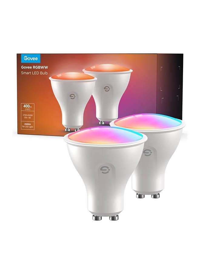 Compare Govee RGBWW Smart LED Bulb 400lm 2pack at KSA Price