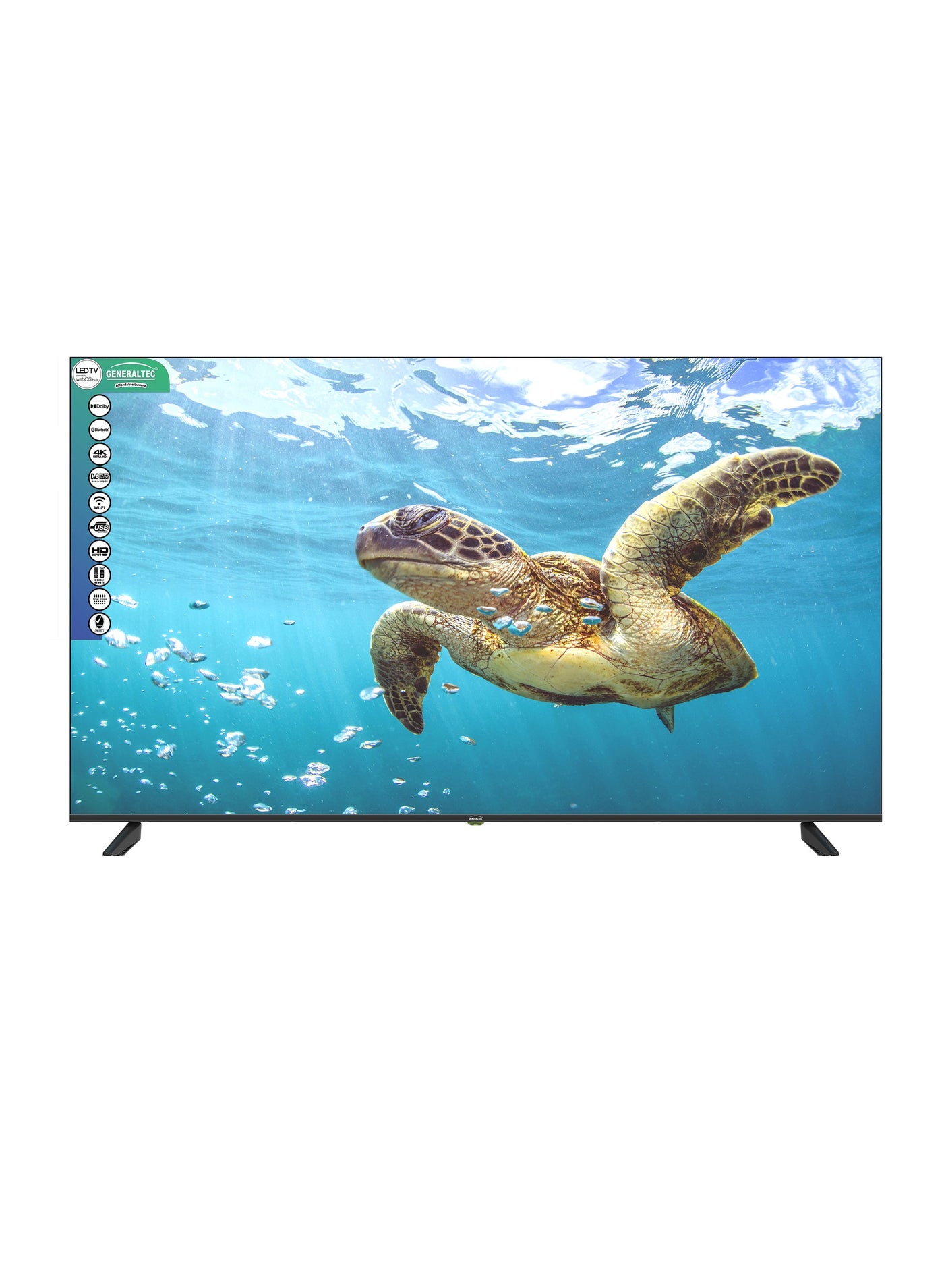 Generaltec 75 Inch Smart 4K Ultra HD LED…