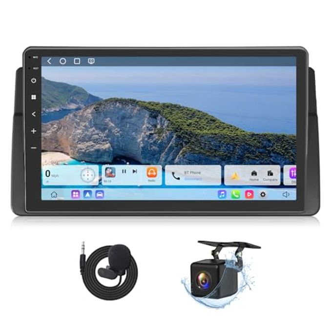 9 Inch Double-Din Car Stereo Compatible With…