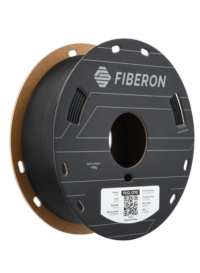 Compare Polymaker PA12CF Nylon Filament 1.75 Black, Low Moisture Sensitivity 500g Carbon Fiber Nylon Filament 1.75mm, Cardboard Spool  PolyMide PA12CF Warp Free & Moisture Free Nylon 3D Printer Filament at KSA Price