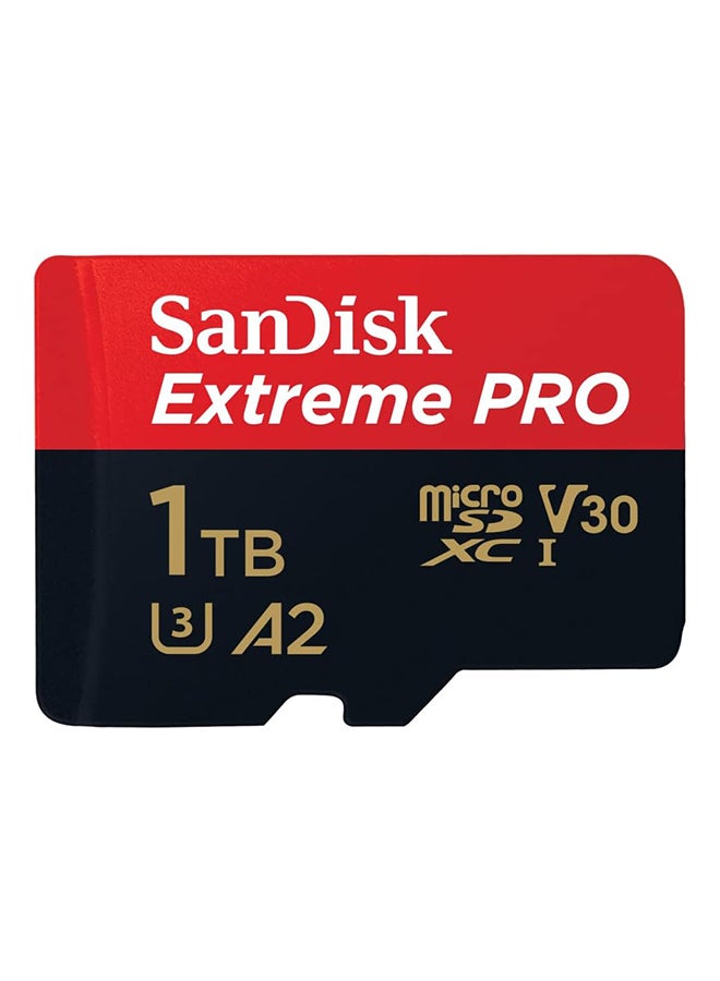 Compare Extreme PRO microSDXC UHSI Memory Card 1 TB + Adapter & RescuePRO Deluxe for Smartphones, Action Cameras or Drones, A2, Class 10, V30, U3, 200 MBs Transfer 1 TB SDSQXCD1T00GN6MA at KSA Price