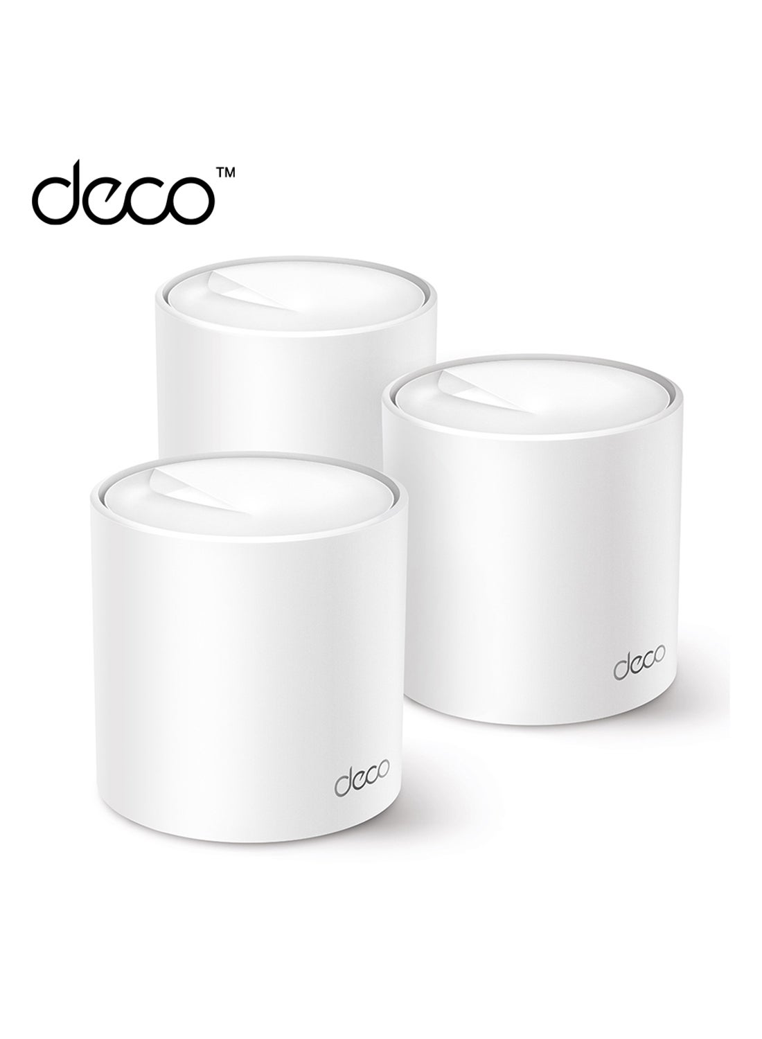 Compare Deco X50 Router, 3Pack x 3, AX3000 Whole Home AIDriven Mesh WiFi 6 System, DualBand, Gigabit Ports, Connect Up To 150 Devices, 1 GHz DualCore CPU, HomeShield Security, Deco X50 White at KSA Price