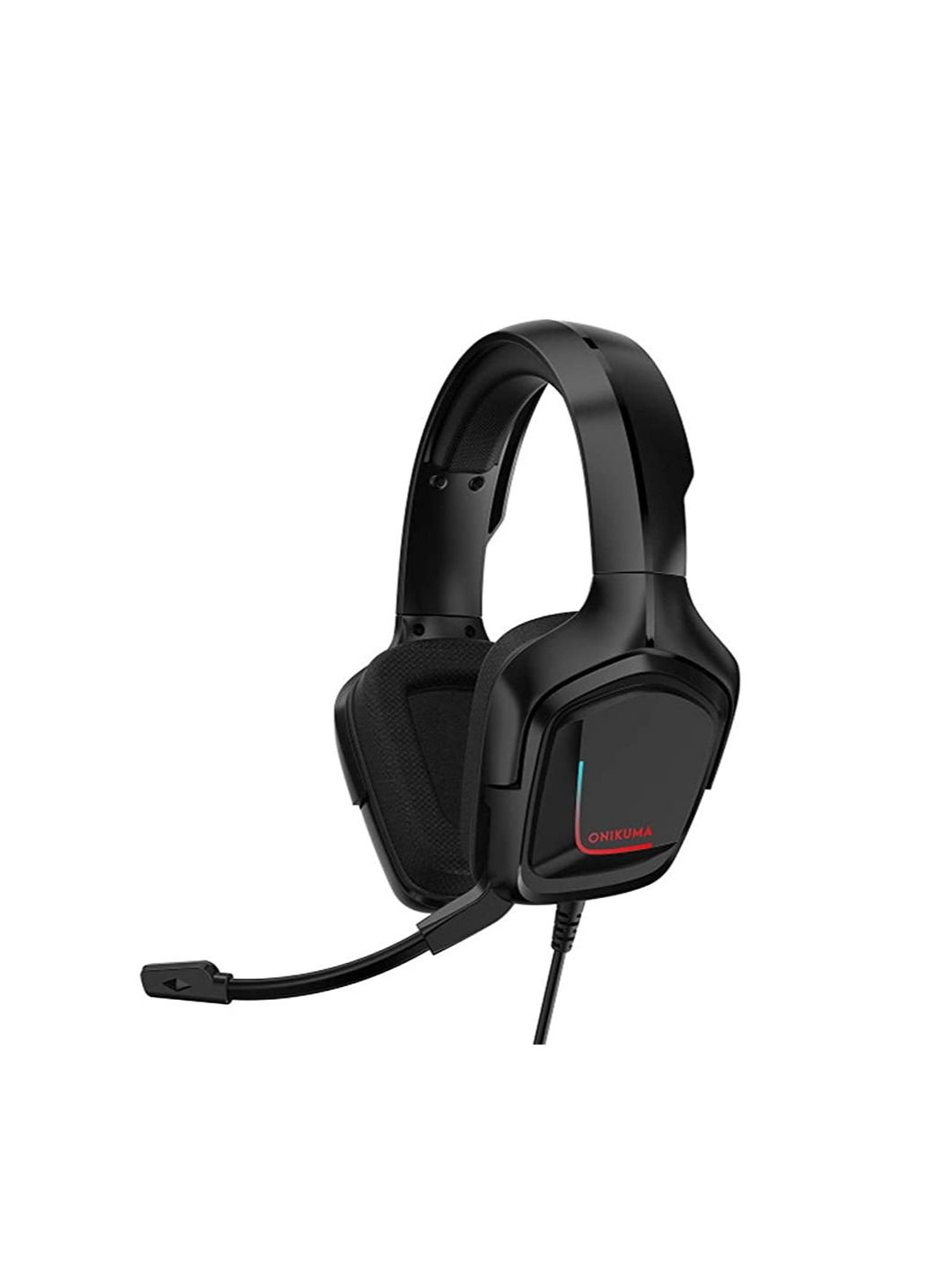 Compare Gaming Headphone with Line,K20 RGB Camo Headphone Gaming Headset with Microphone LED Light Realistic Stereo Sound Computer Gamer Earphone Black at KSA Price