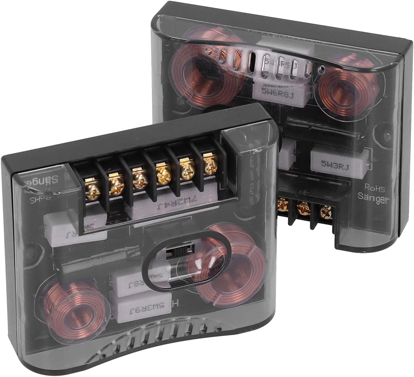 2pcs Audio Speaker Frequency Divider Crossover 2…