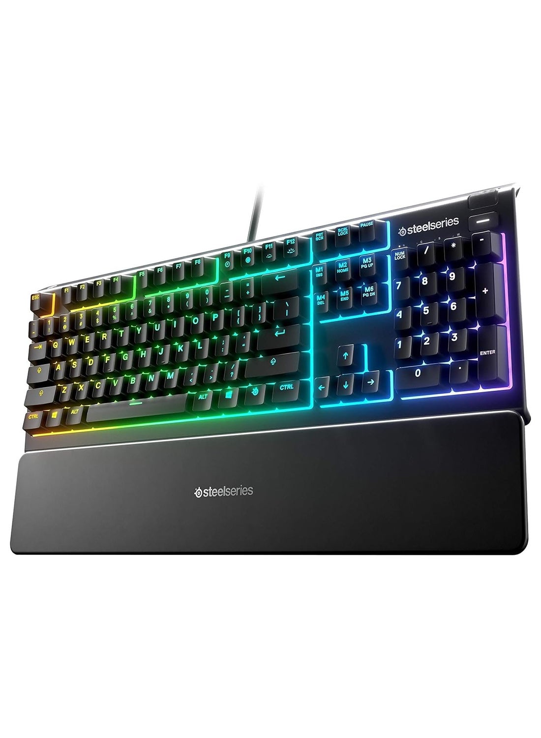Apex 3 Water Resistant Gaming Keyboard, Premium…