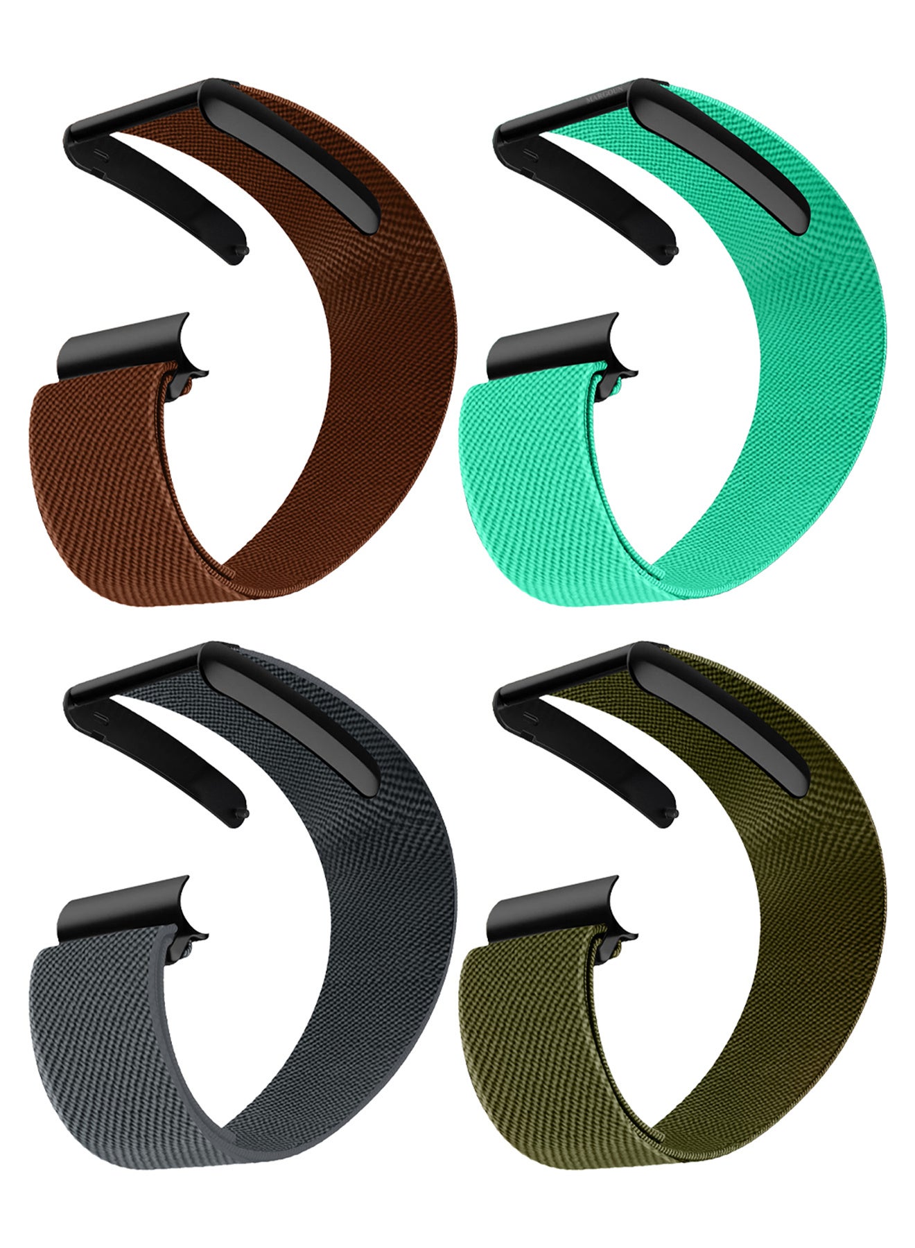 Compare 4Packs Premium Adjustable Nylon Strap for WHOOP 5 – Lightweight & Breathable Replacement Band Multicolour11 at KSA Price