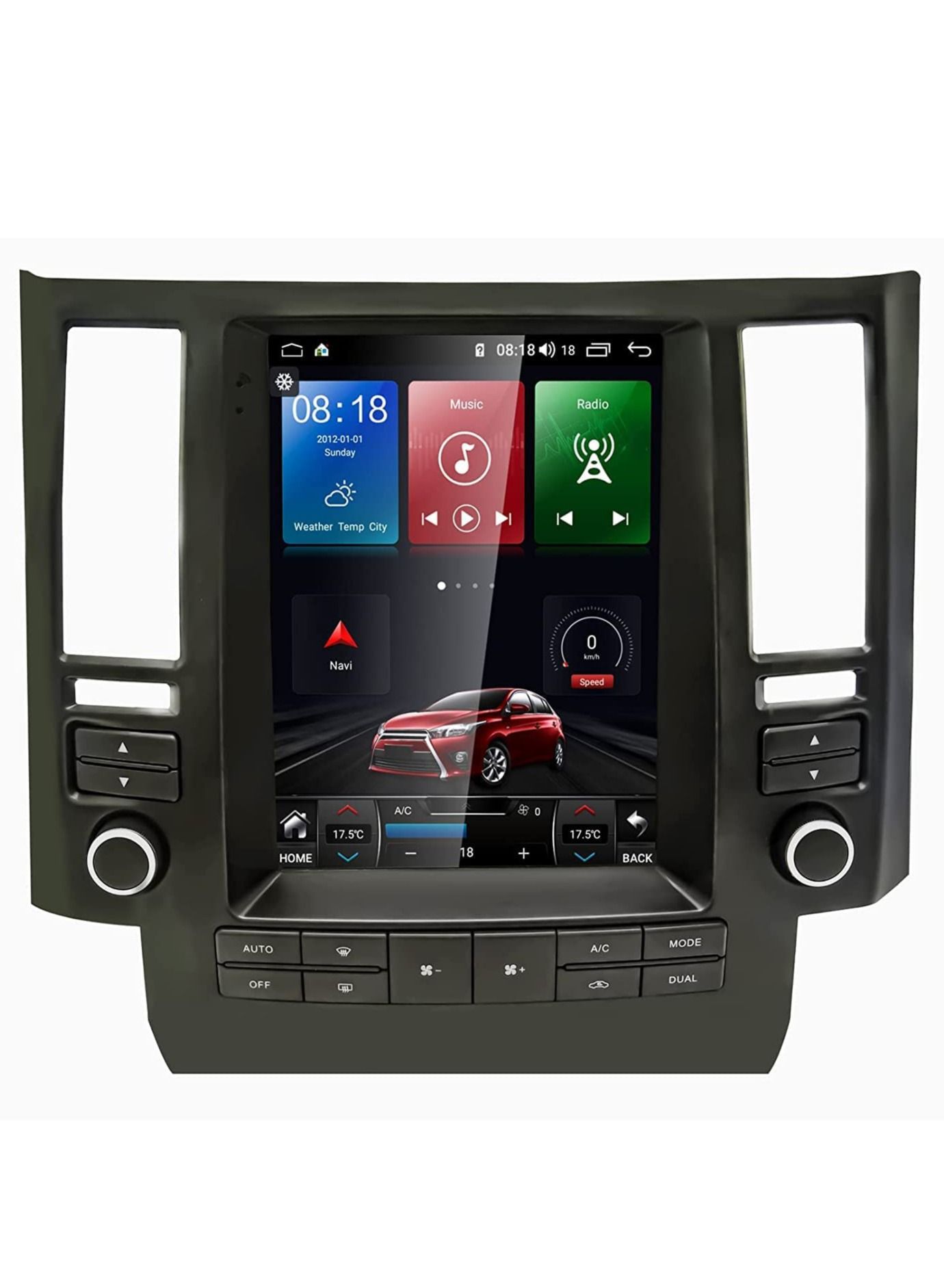 Compare Car Stereo Screen for Infiniti FX35 FX45 2003  2006, Tesla Style 10.4 Inch Anroid 10 3GB 32GB at KSA Price