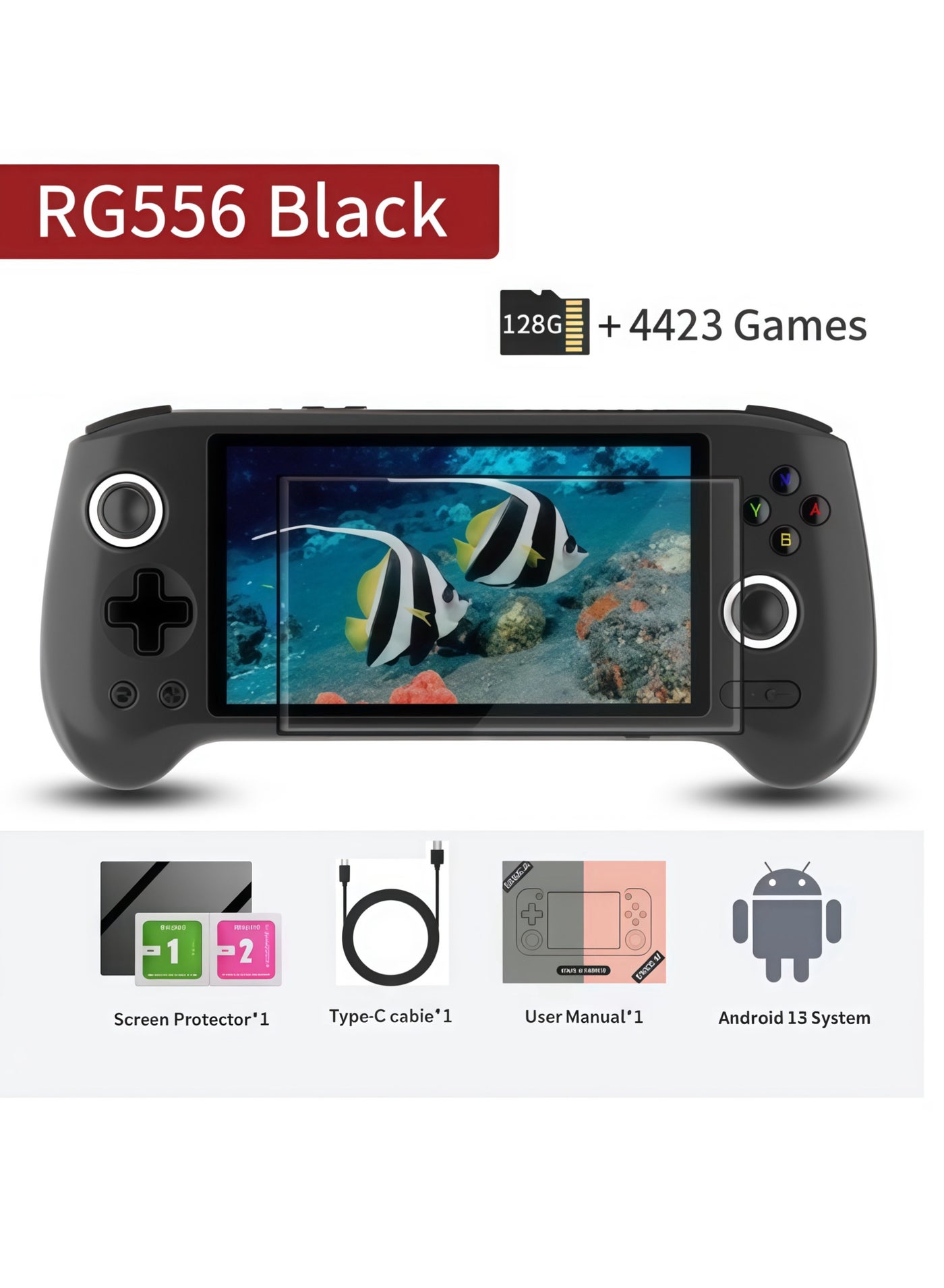 RG556 Retro Handheld Game Android 13,rg 556 Handheld…