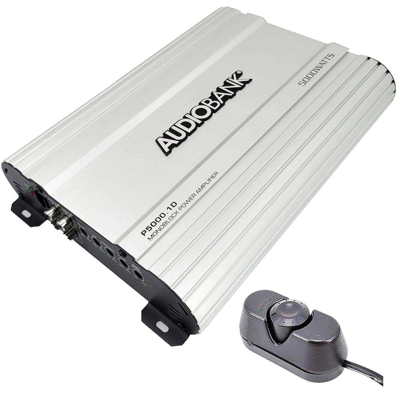 Compare Audiobank Audio System P50001 Monoblock Car Amplifier 5000 Watt Amp 24 Ohm Stable Class AB Mosfet Power Supply Remote Subwoofer Control Subwoofer Amplifier at KSA Price