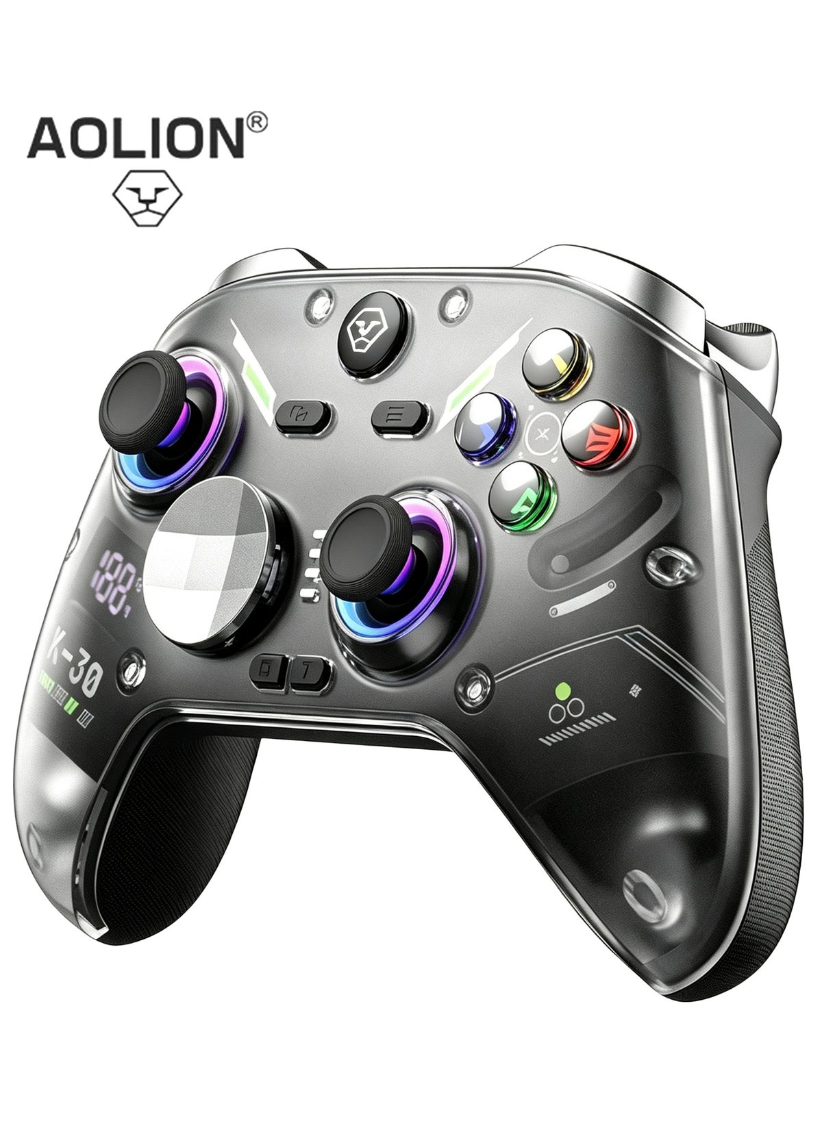 Compare K30 TMR Wireless Gaming Controller with Hall Trigger, DualForm Joystick, Motion Aiming & Charging Dock – Compatible with PCSwitchMobile at KSA Price