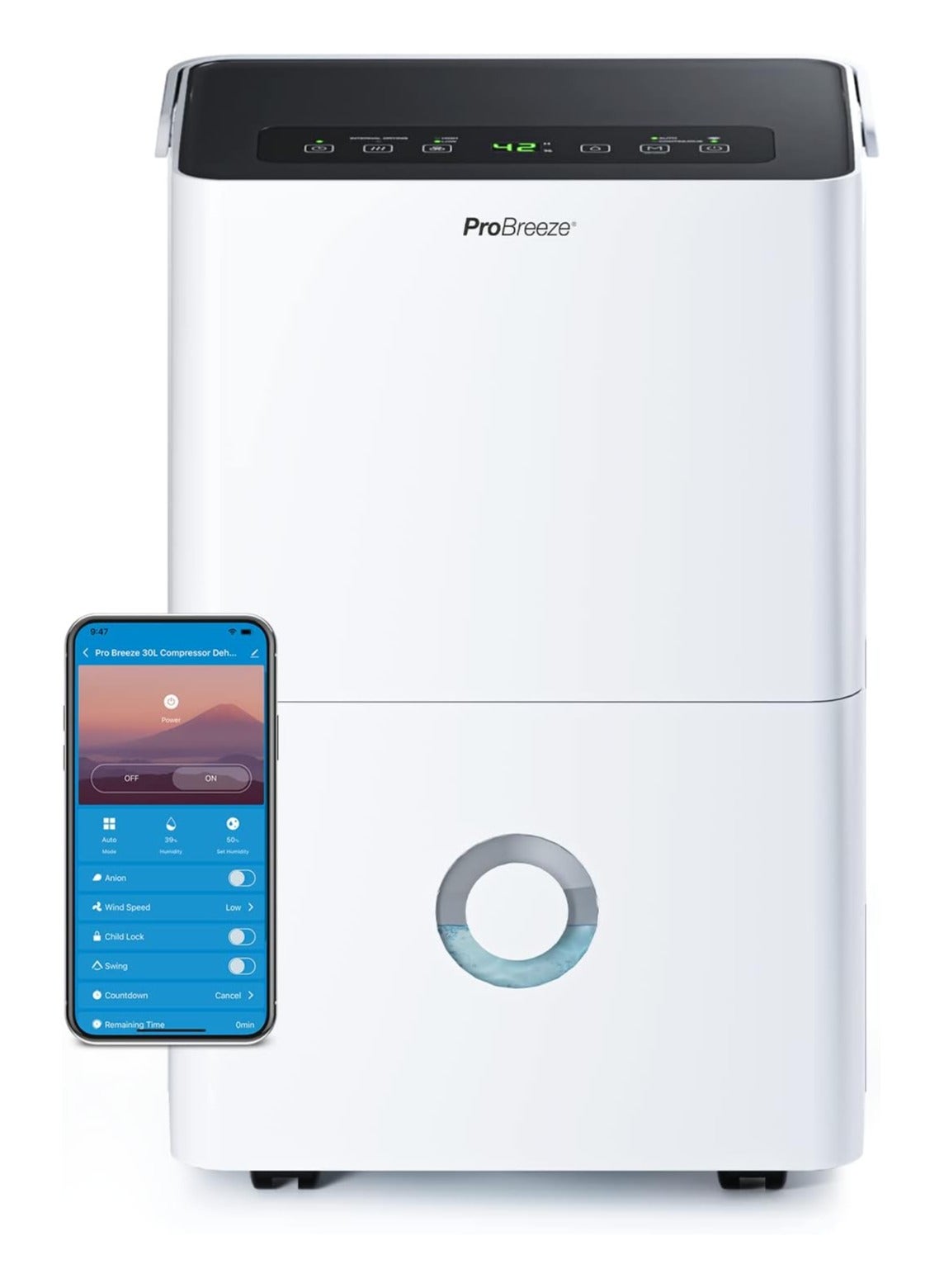 30l Per Day Dehumidifier , Smart Compressor…