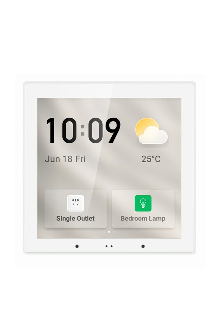 Compare Twasl Smart Home 4Inch Music Touch Screen Panel, Intelligent Control with Bluetooth & Zigbee Gateway, WallMounted Screen, TuyaSmart LifeAlexaGoogle Home, White at KSA Price