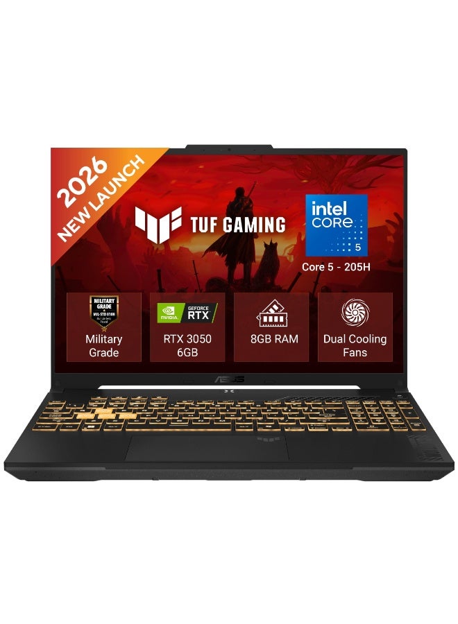 Compare TUF Gaming F16 Laptop With 16Inch Display, Intel Core 5 Processor 205H Processor64GB RAM512GB SSDNVIDIA GeForce RTX 3050  GraphicsFree DOS EnglishArabic Mecha Gray at KSA Price