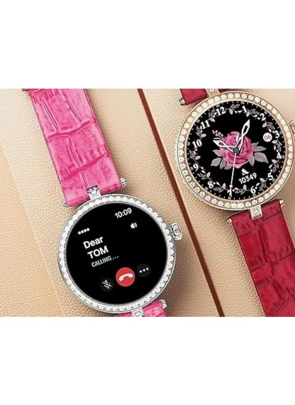 Compare Stylish RW21 Smart Watch for Girls & Women | Bluetooth Call, Heart Rate Monitor, Sleep Tracking, Elegant Design | Perfect for Fitness, Fashion, and Daily Use | Compatible with iOS & Android at KSA Price