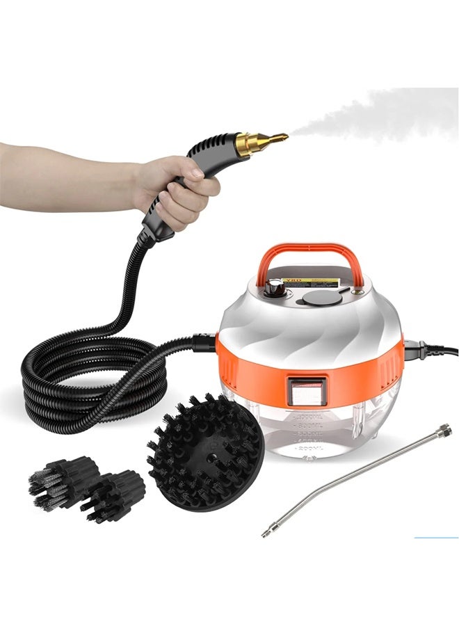 Compare Steam Cleaner, 1500W High Pressure Steam Cleaner with 3 Brush Heads, 6 adjustable speed  for Upholstery, Kitchen, Bathroom at KSA Price