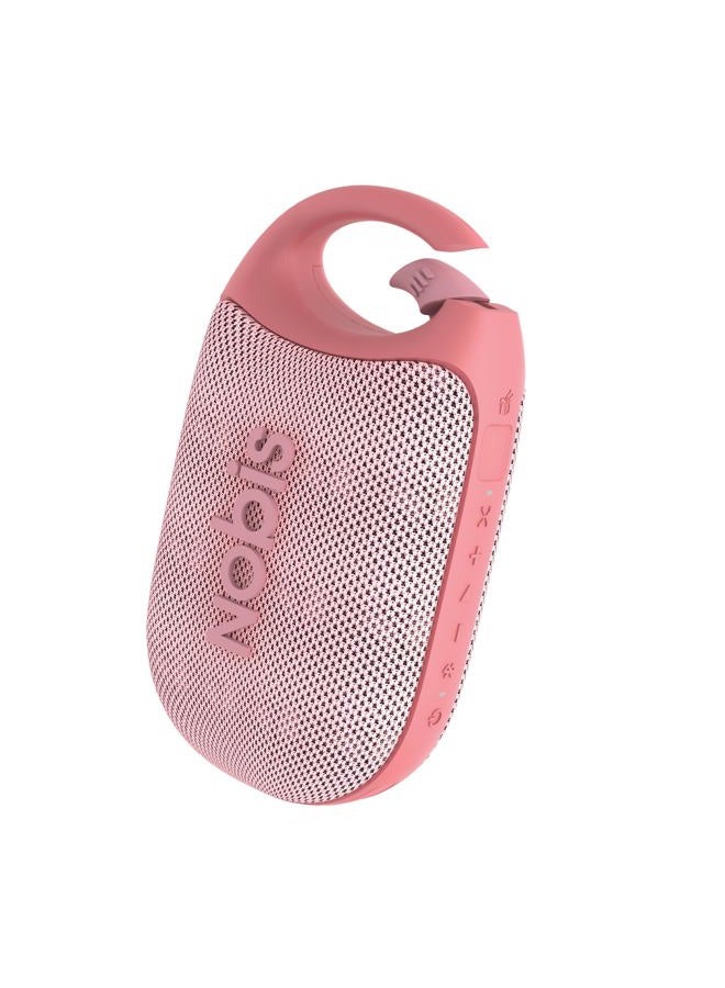 Compare Clip N1 Portable Bluetooth Speaker with App, Beat Mode, Up to 24H Playtime, IP68 Waterproof, BT 5.3, HD Sound, Stereo Pairing, Custom EQ, Perfect for Outdoor, Home and Adventure Pink at KSA Price