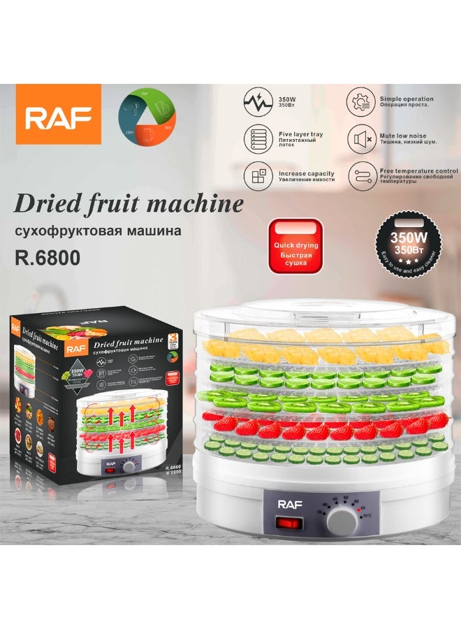 RAF R.6800 Food & Fruit Dehydrator Machine 350W…