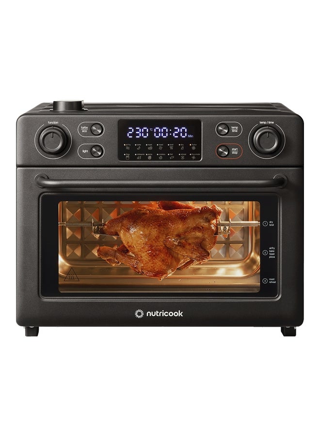 nutricook Air Fryer + Toaster Oven – 30L Stainless…