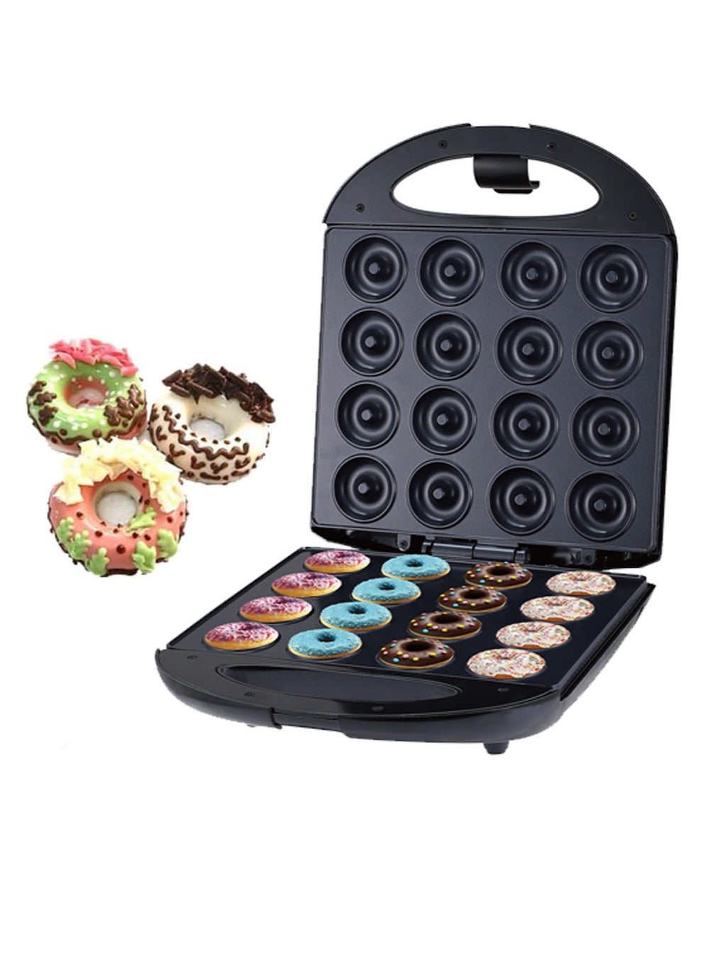 Mini Electric Donut Maker,Doughnut Machine,1400W Non-Stick…