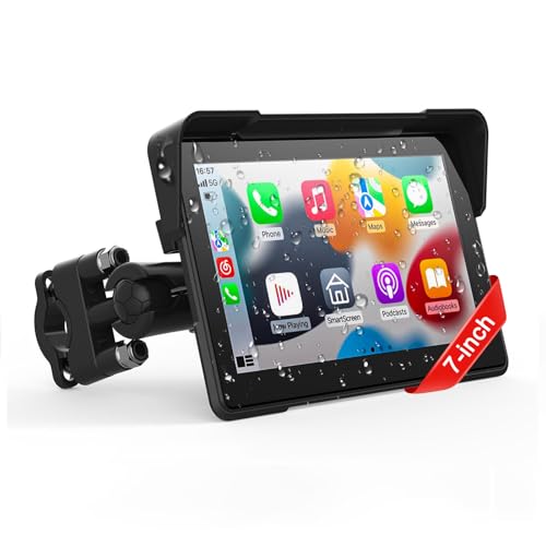 Wireless Motorcycle Apple Carplay7 Inch Portable Motor…