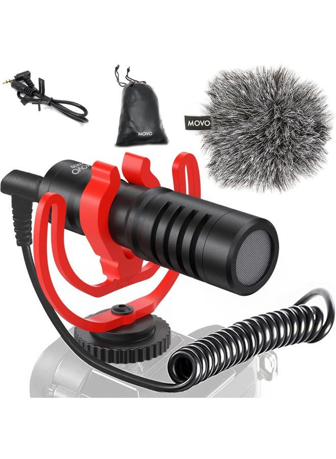 Compare VXR10 Universal Video Microphone with Shock Mount, Deadcat Windscreen, Case for iPhone, Android Smartphones, Canon EOS, Nikon DSLR Cameras and Camcorders  Perfect Camera Microphone, Shotgun Mic at KSA Price