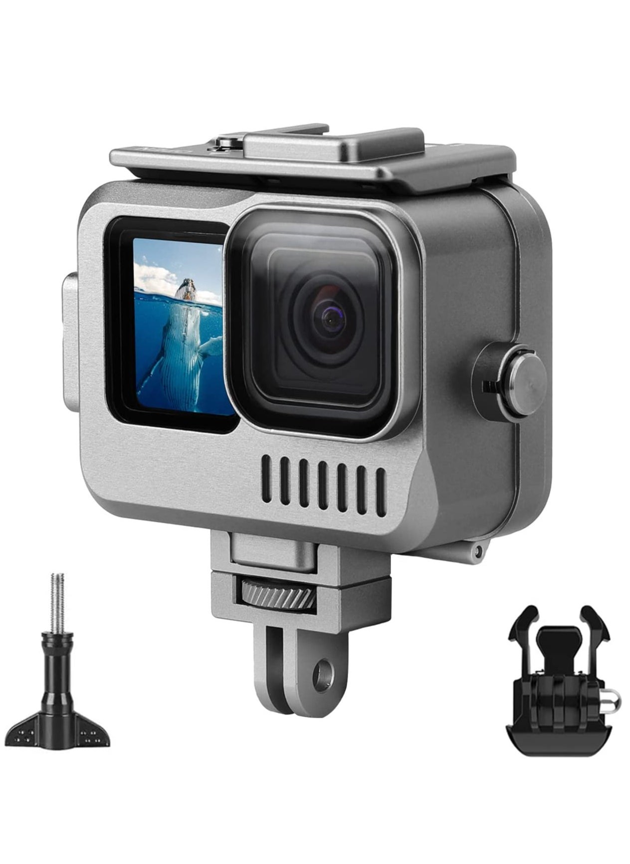 Aluminum Waterproof Case for GoPro Hero 11/10/9…
