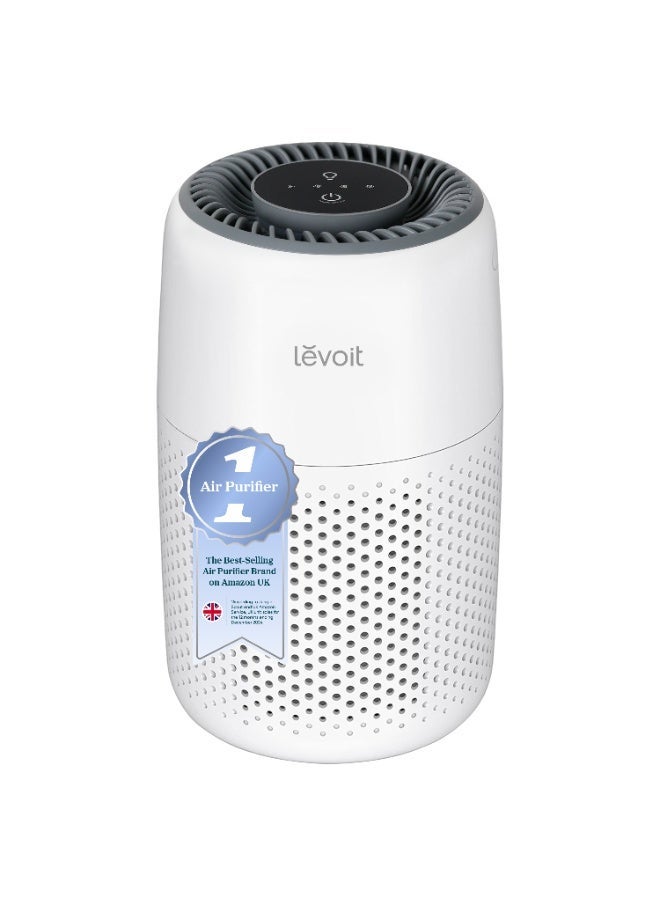 Compare Air Purifiers for Bedroom Home, with Night Light, 3in1 Filter, Filters Smoke, Allergies, Pet Dander, Odor, Dust, 25dB Ultraquiet, Office, Desktop, Portable, Core Mini, White ?LAPC171QAE White at KSA Price