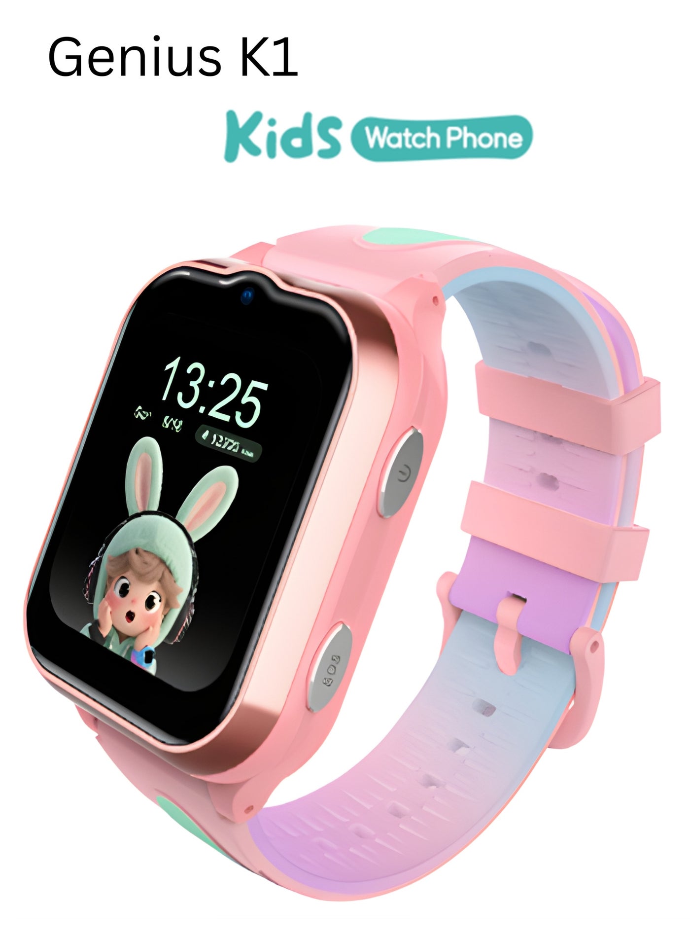 Compare Benco Genius K1 4G Kids Smart Watch Phone with GPS Tracking, Calling Function, 1.69” Display & 800mAh Battery  Pink  Middle East Version at KSA Price