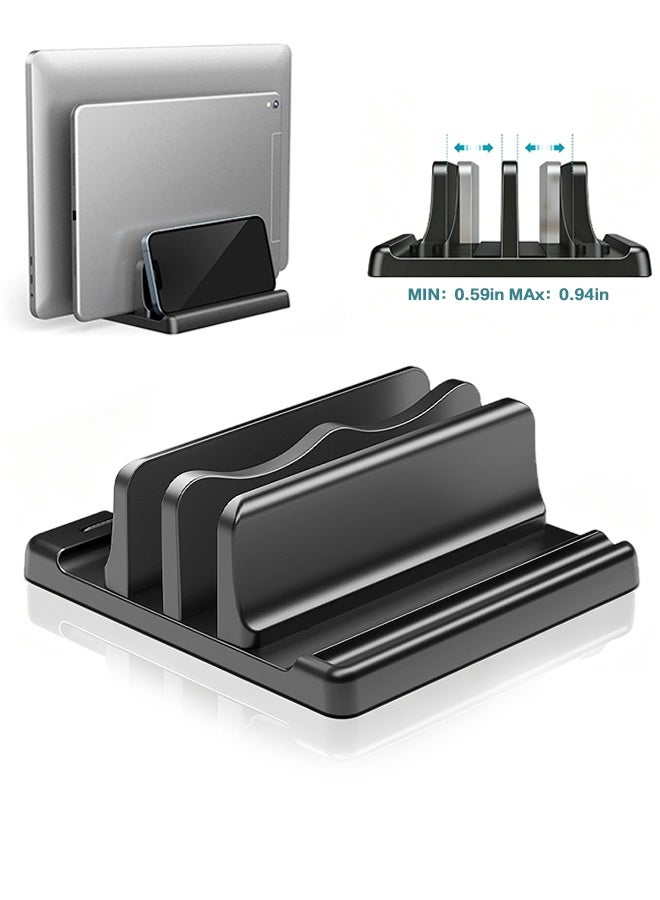 Vertical Laptop Stand Holder Adjustable ABS Plastic…