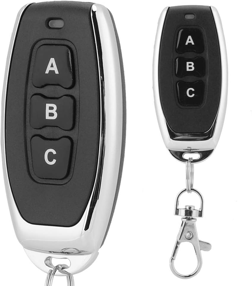 Compare Cloning Wireless Alarm Remote Control Key Fob, Wireless Universal 3 Key Metal Clone Remote Control Copy for Electric Gate Garage Door at KSA Price