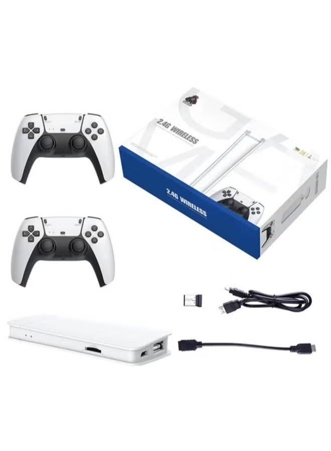 Compare Wireless Retro Game Console with 4K Output, 20+ BuiltIn Emulators, 64GB Storage, 20,000+ Preloaded Games, Plug and Play Design, and 2.4G Wireless Controllers for Classic Gaming Fun at KSA Price