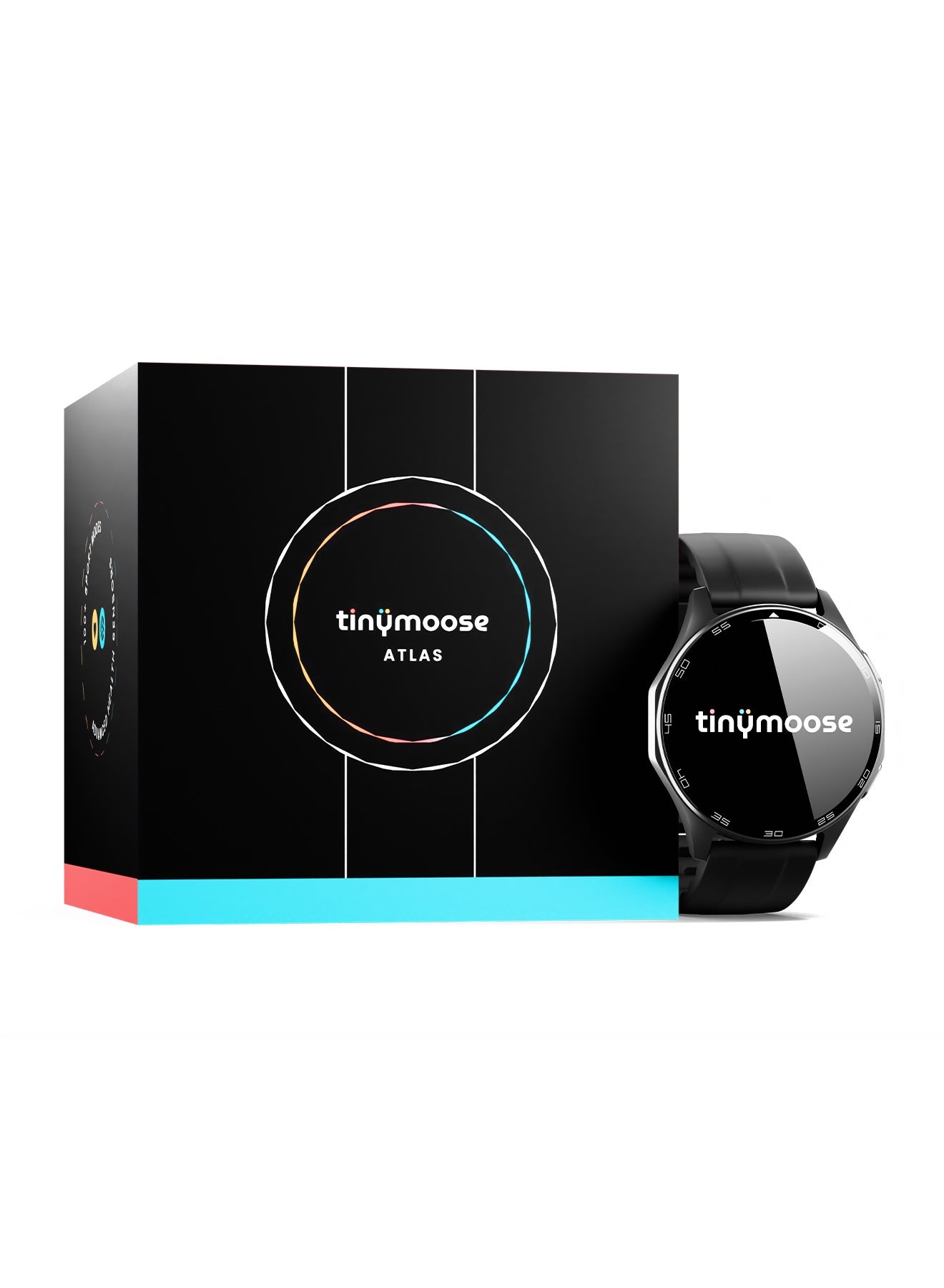Compare Smart Watch Atlas | Super HD AMOLED 1.43 inch Display, BuiltIn GPS, AIPowered Fitness Tracking, Heart Rate & SpO2 Monitor, 30M Water Resistant, Bluetooth Calling, Super Responsive Touchscreen, for Android & iOS – Midnight Black at KSA Price
