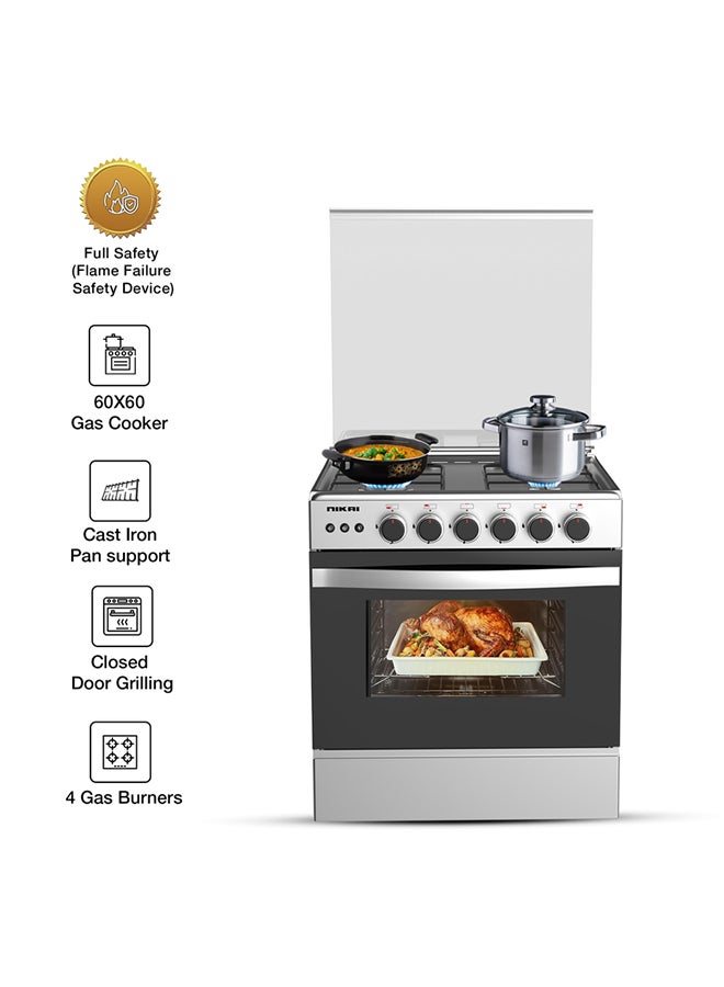 60X60cm 4 Burner Full Safety FreestAnding Gas…