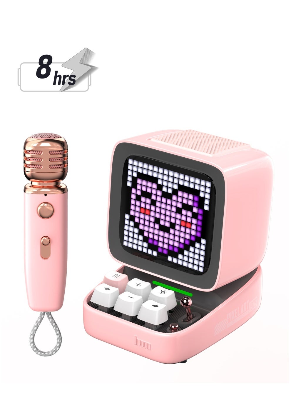 Compare Divoom DitooMic Bluetooth Speaker Microphone Karaoke Function  Pink at KSA Price