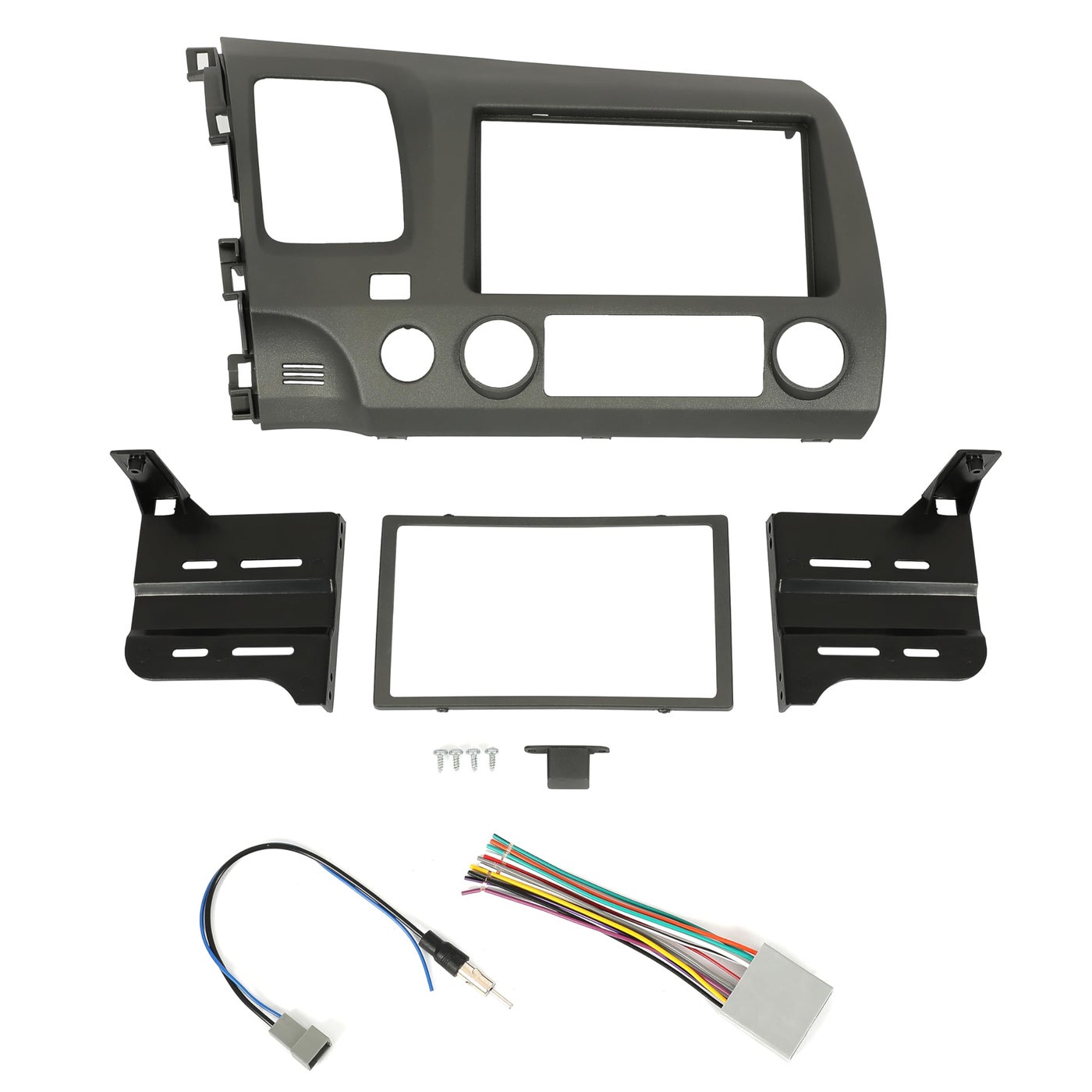 ECOTRIC Double Din Radio Install Kit Compatible…