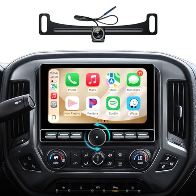Compare 4G+64Gb Android 13 Car Stereo For Chevy Silverado Gmc Sierra 20142018 Radio Upgrade Wireless Carplay With Physical Volume Knob, Bose System Supported, Qled Touch Screen, 1080P Backup Camera at KSA Price